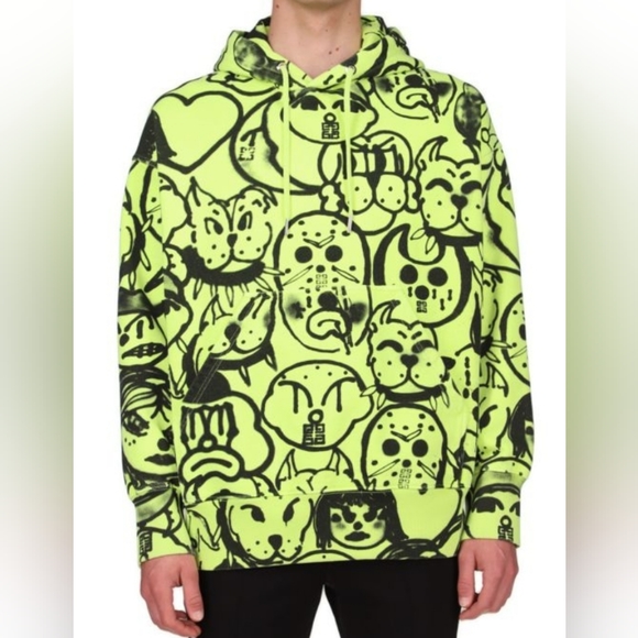 New Givenchy All-Over Family Oversized Hoodie Sweatshirt - Picture 2 of 3